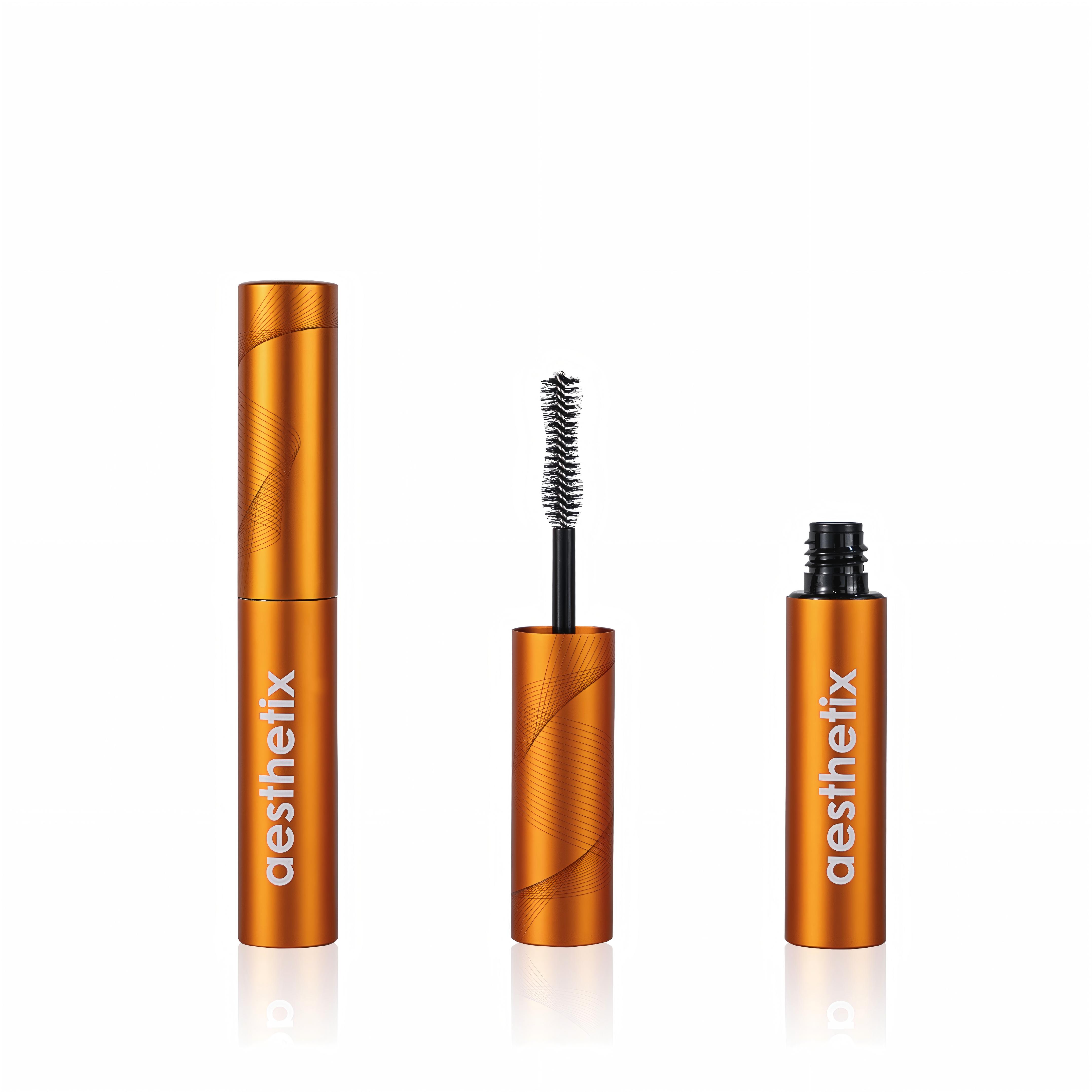 M17016 | Anodized orange aluminum mascara tube