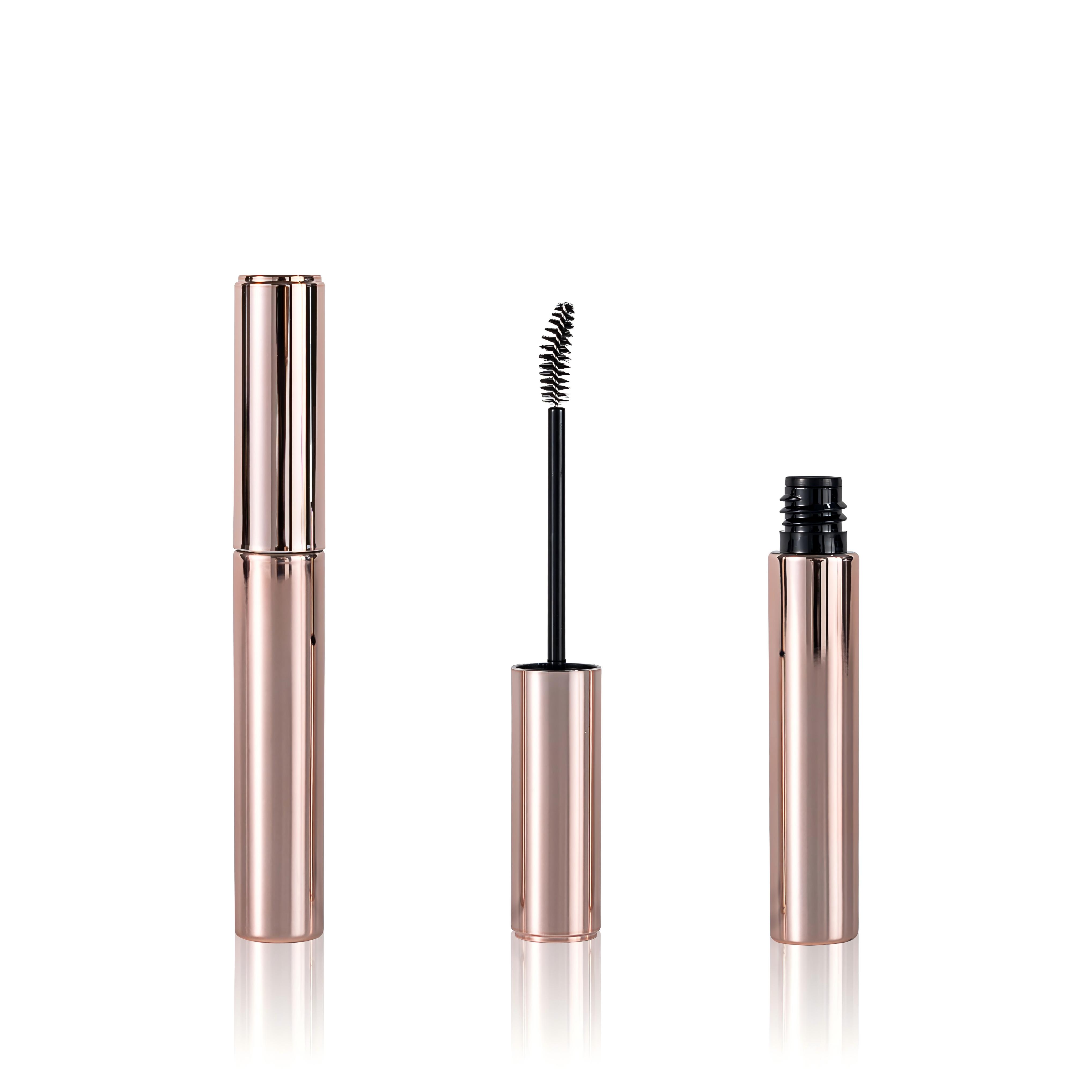 Rose‑Gold Shiny Metallic Mascara Eyebrow Tube
