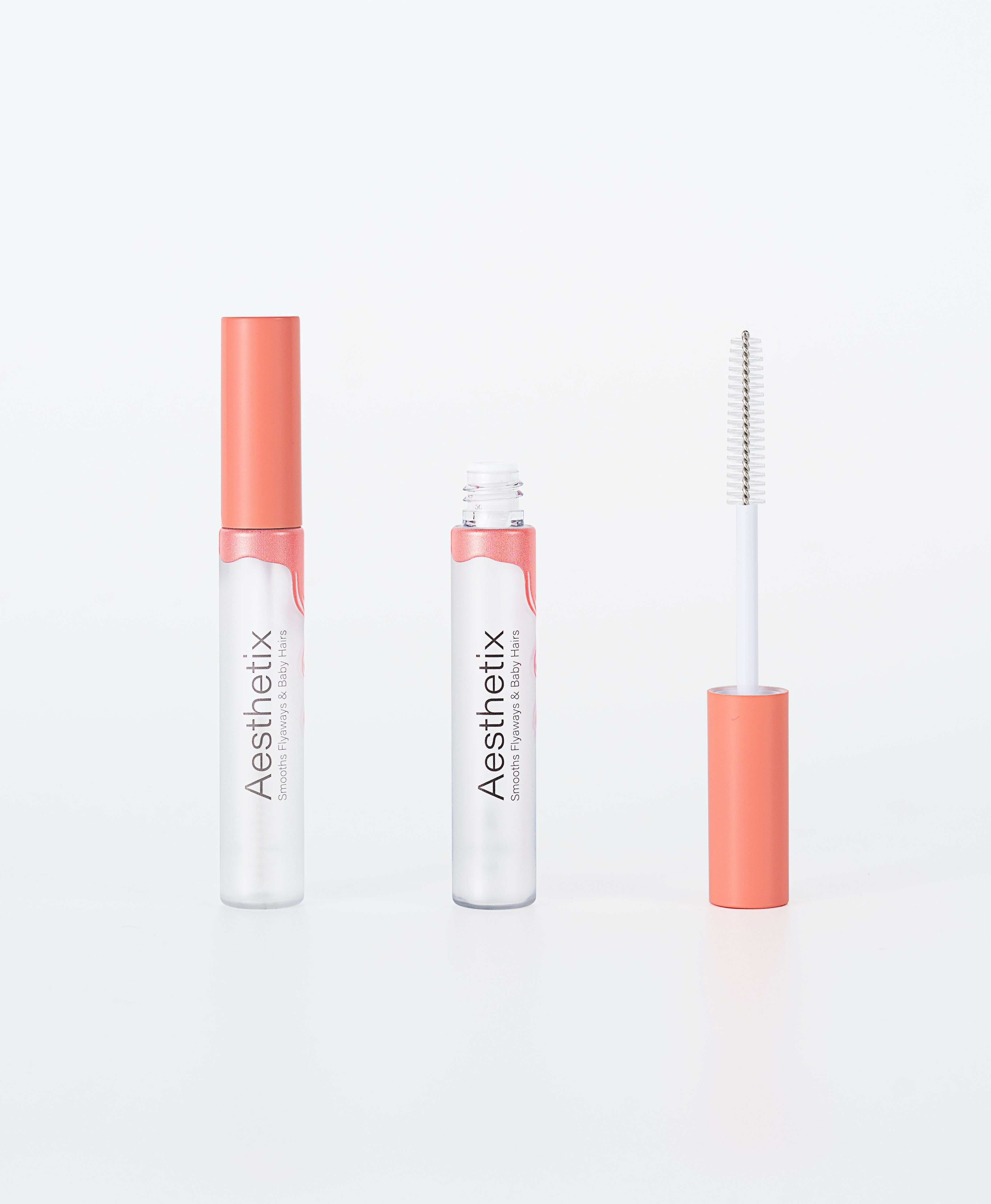 6ml Peach Cap Empty Flyaway Hair Finishing Stick Tube, Cosmetic Packaging for Baby Hair Gel